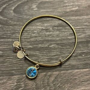 Alex and Ani March Birthstone Bracelet